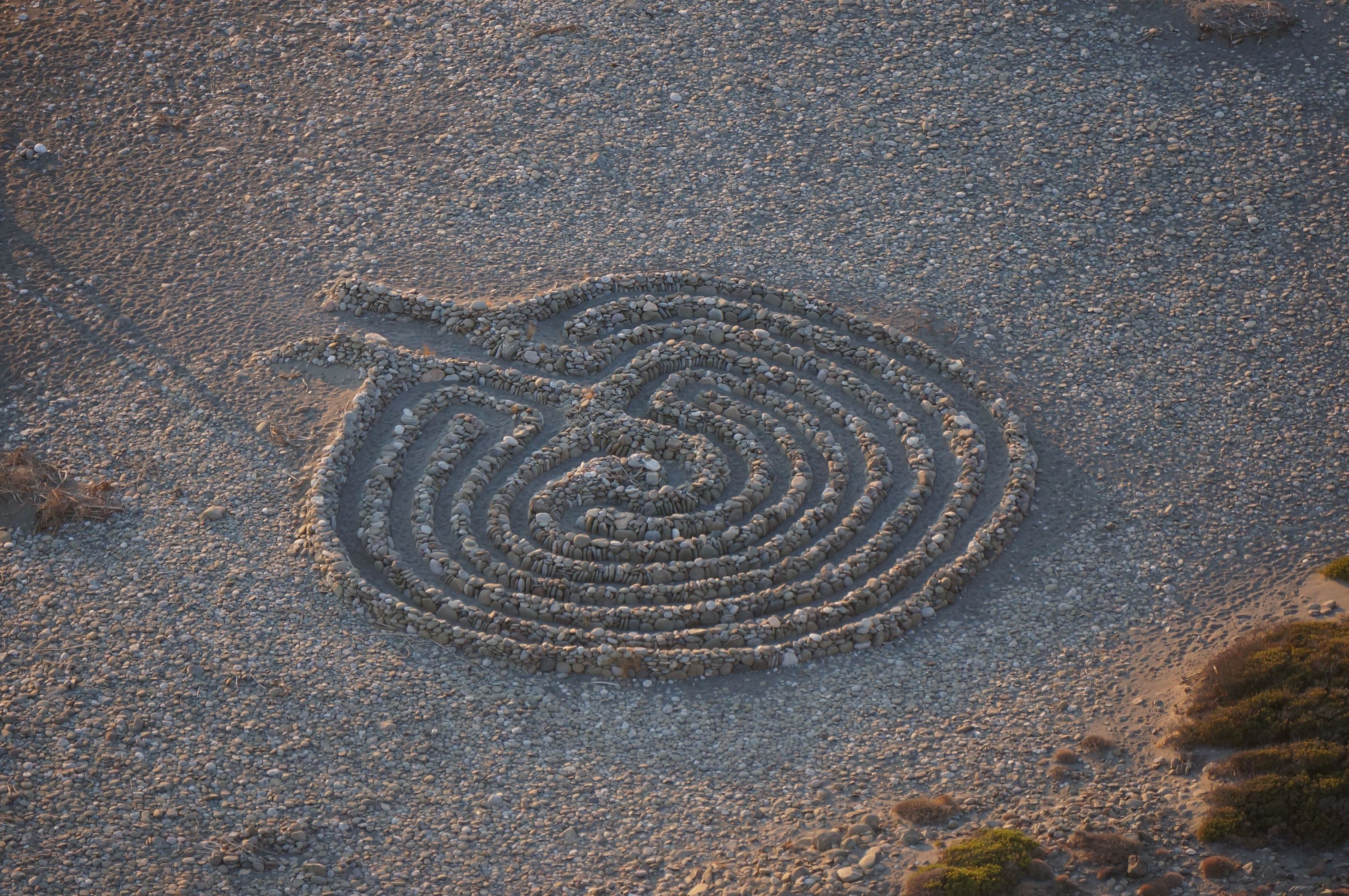 Begehbares Labyrinth Triopetra 2